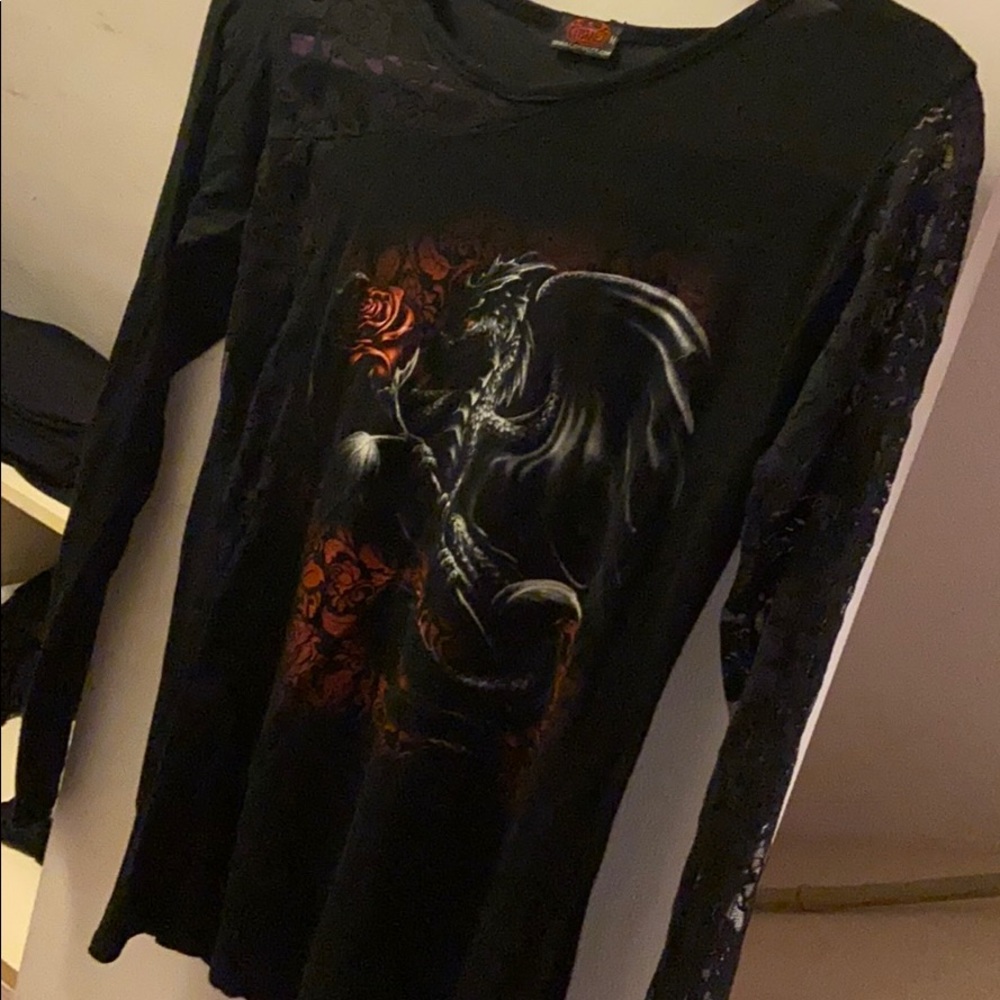 Dragon Rose Spiral Shirt
